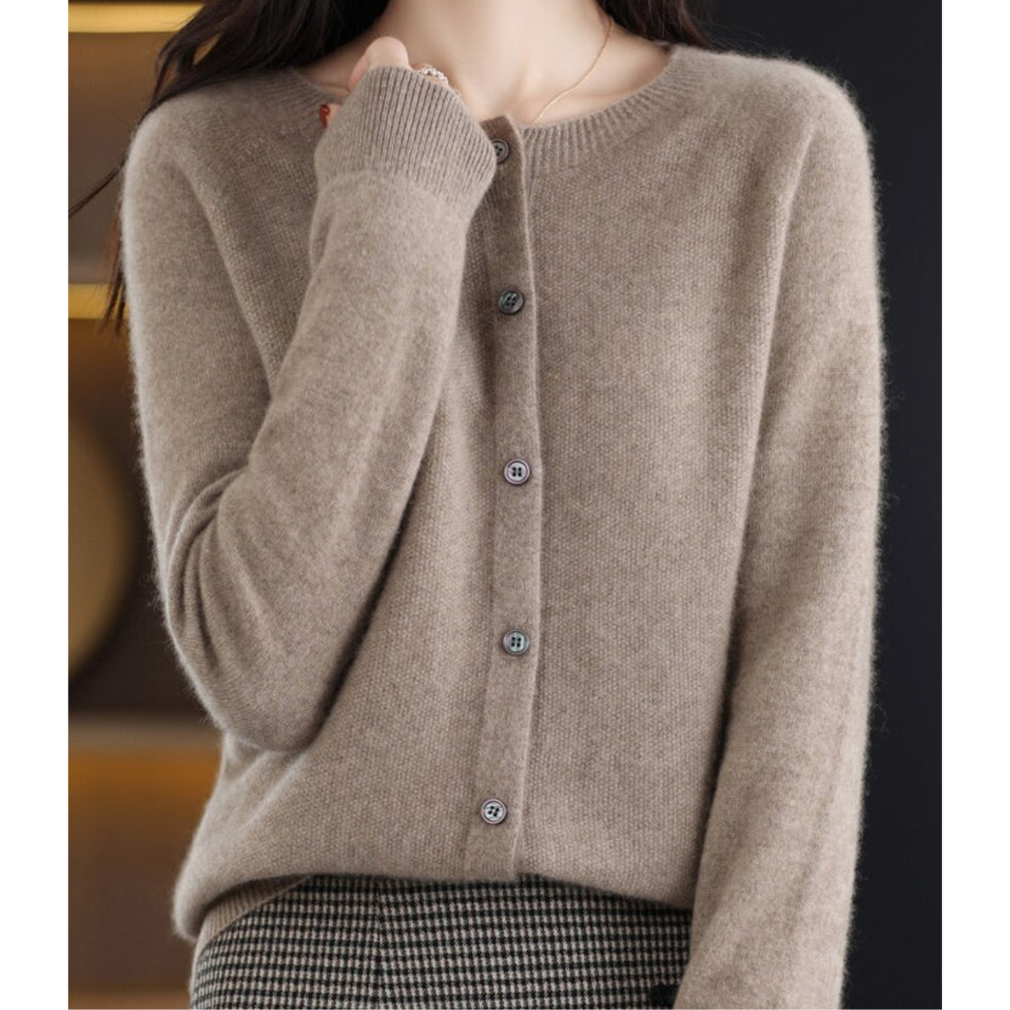 Hochwertiger, plüschiger, kuscheliger Kaschmirpullover für Frauen