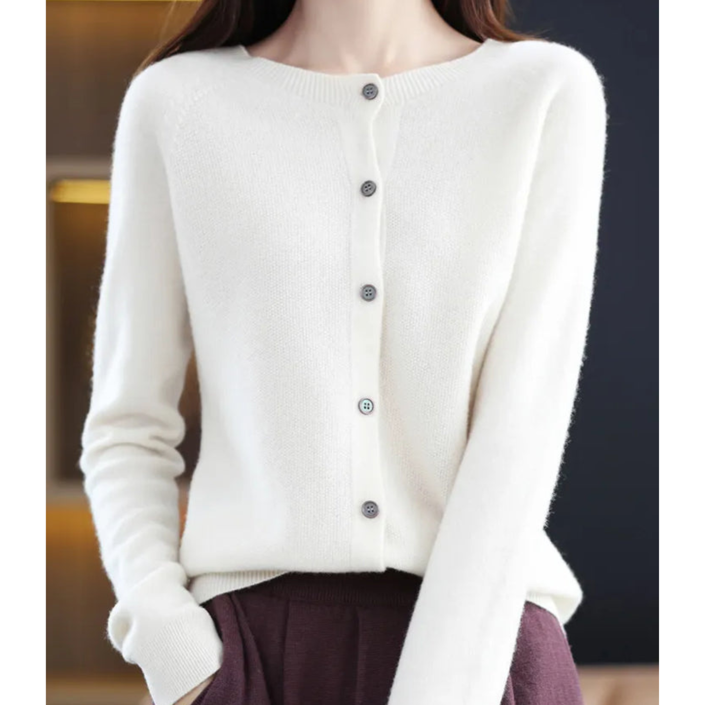 Hochwertiger, plüschiger, kuscheliger Kaschmirpullover für Frauen