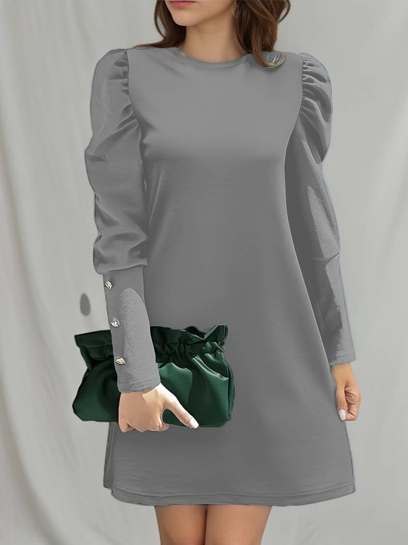Dala - Hochwertiges Kleid mit toll designten Ärmeln