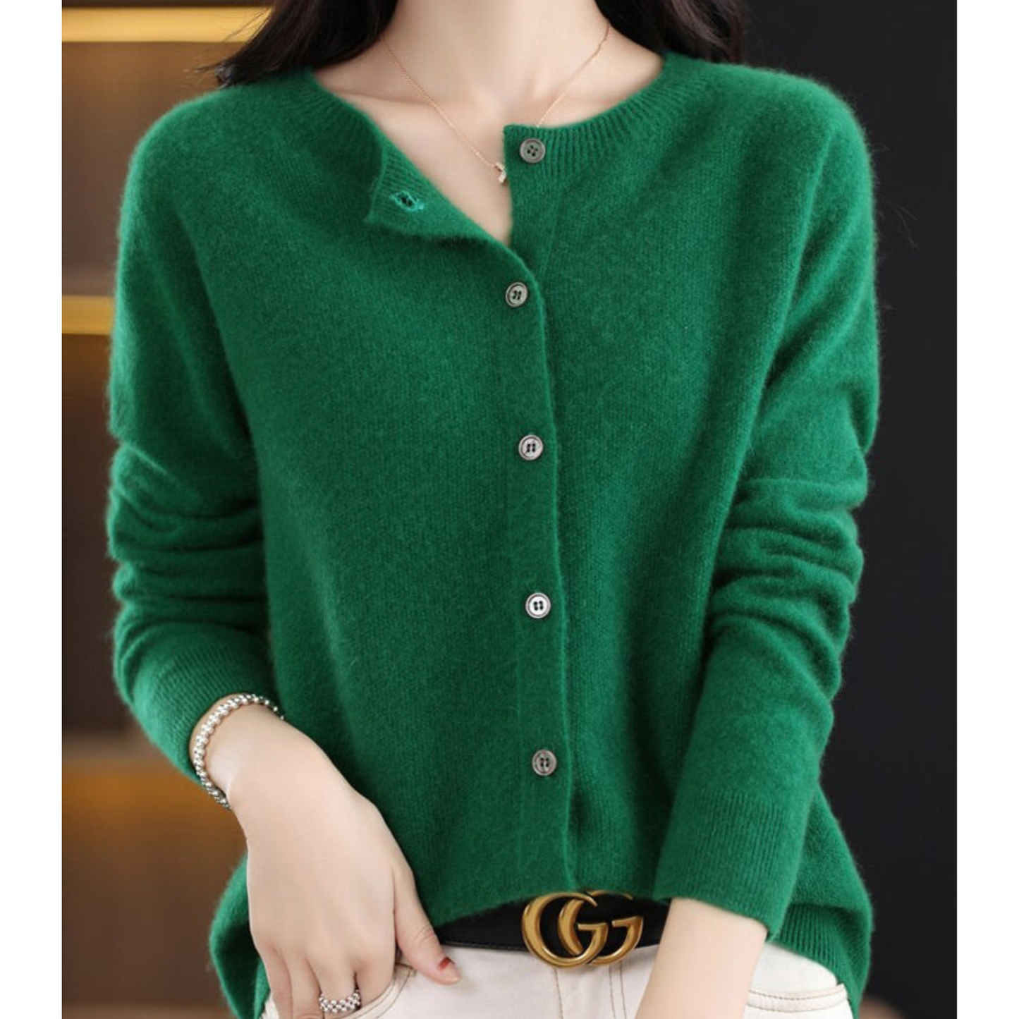 Hochwertiger, plüschiger, kuscheliger Kaschmirpullover für Frauen