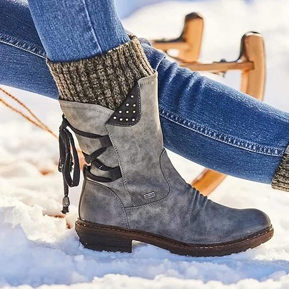 Stilvolle, rutschfeste Winterstiefel – modisch und warm für Damen