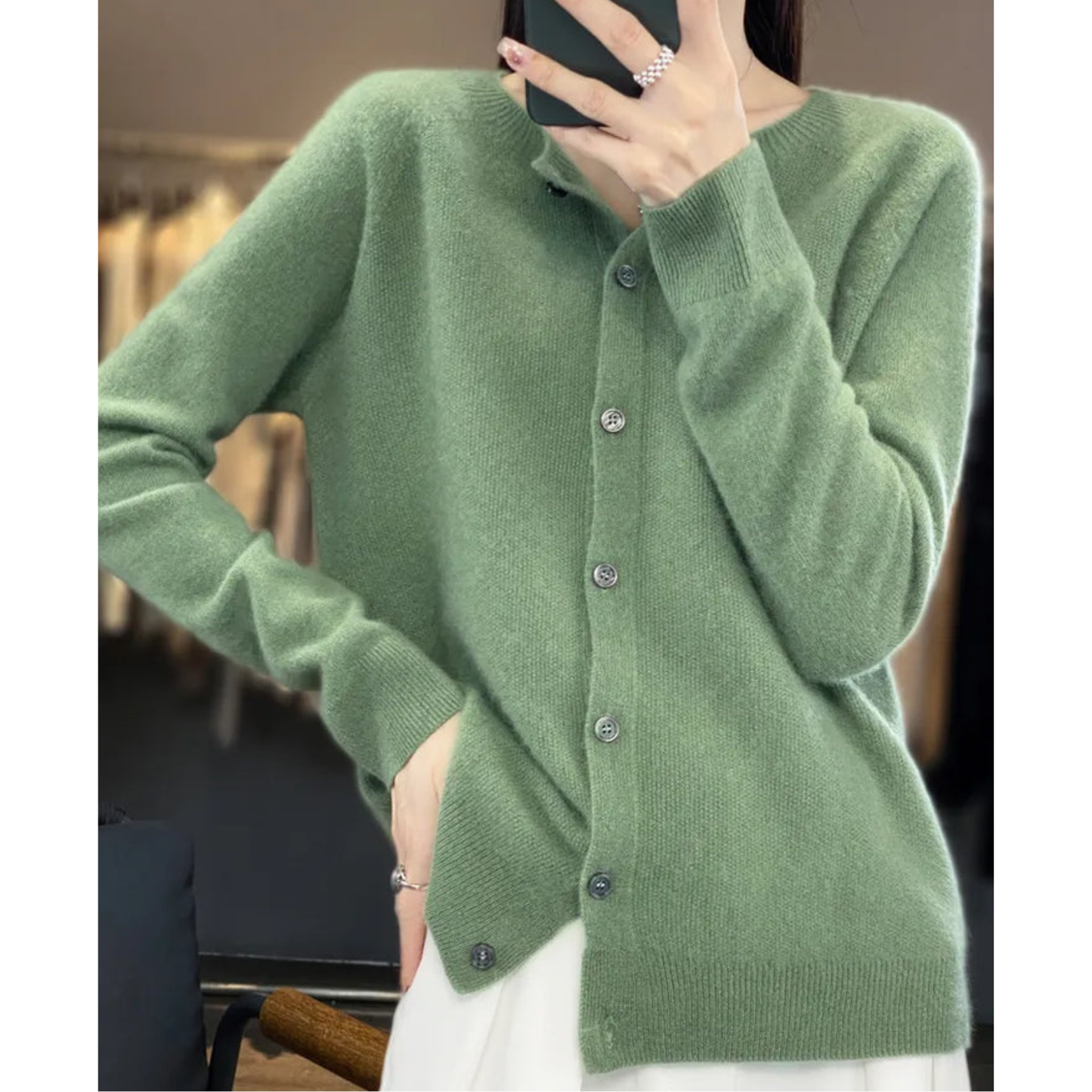 Hochwertiger, plüschiger, kuscheliger Kaschmirpullover für Frauen