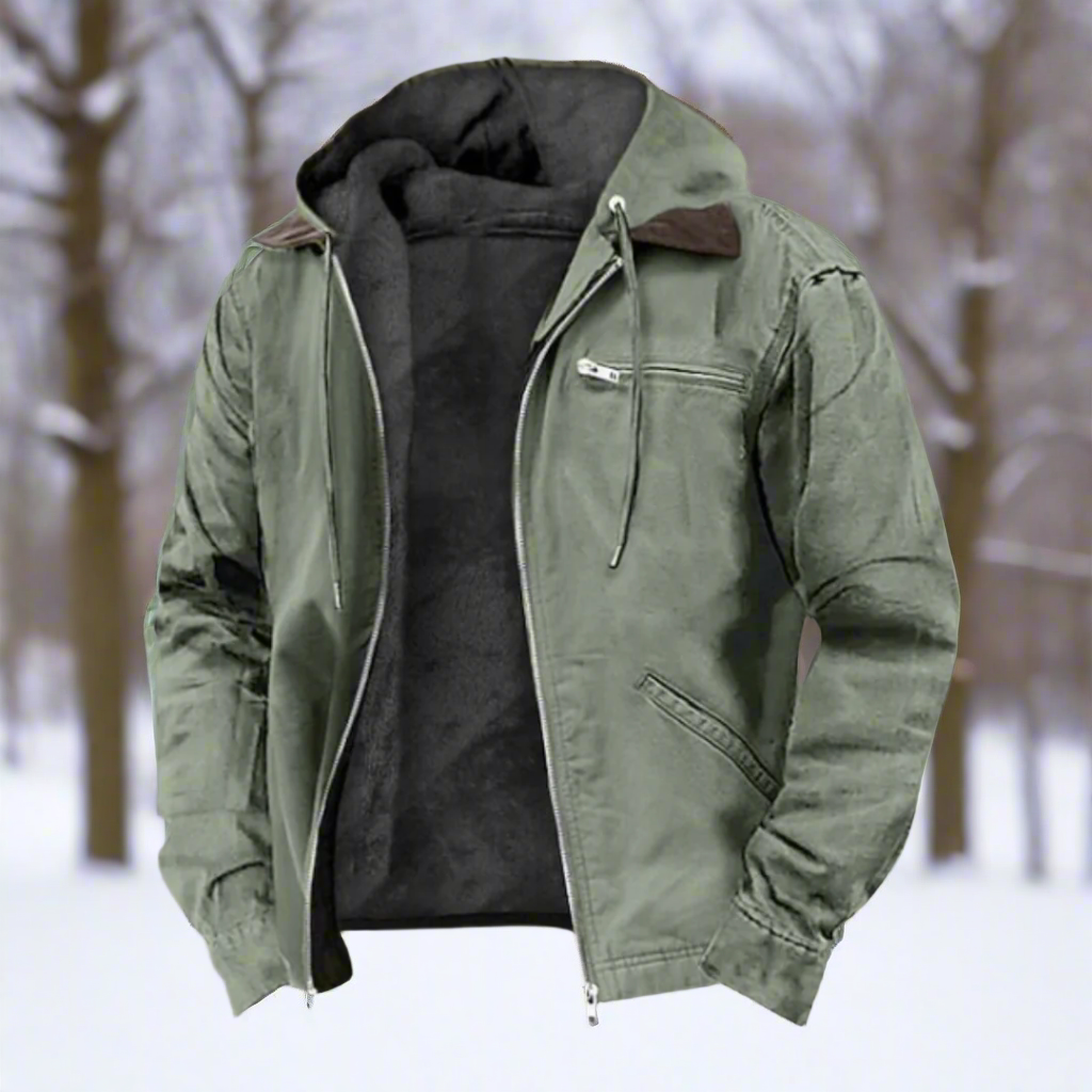 Allwettertaugliche, vielseitige, kuschelige Herrenjacke