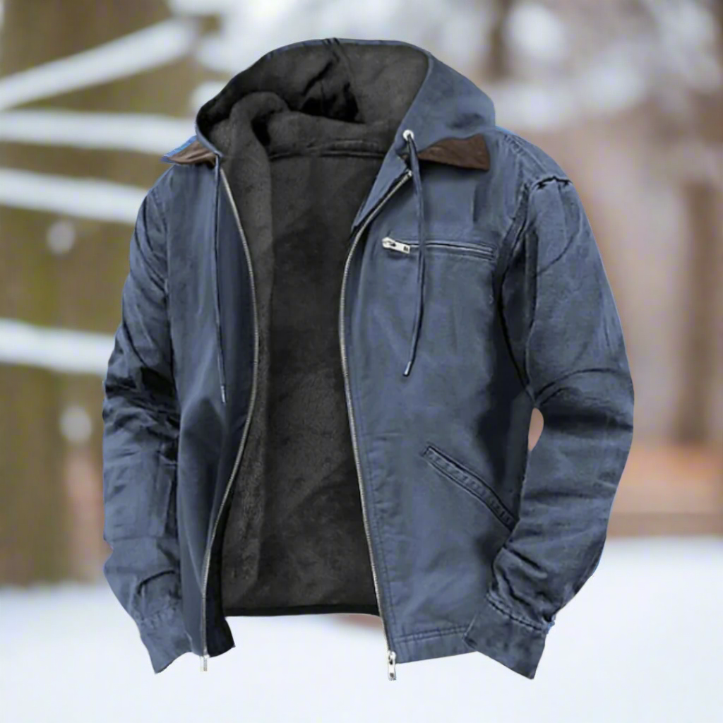 Allwettertaugliche, vielseitige, kuschelige Herrenjacke