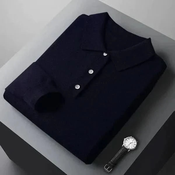 Stilvolles Herren-Polo-Strickhemd für alle Anlässe