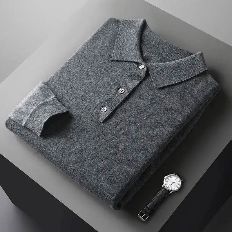Stilvolles Herren-Polo-Strickhemd für alle Anlässe