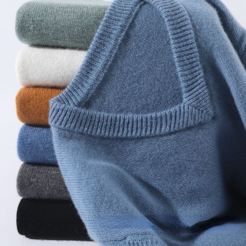 Pullover mit V-Ausschnitt und langen Ärmeln