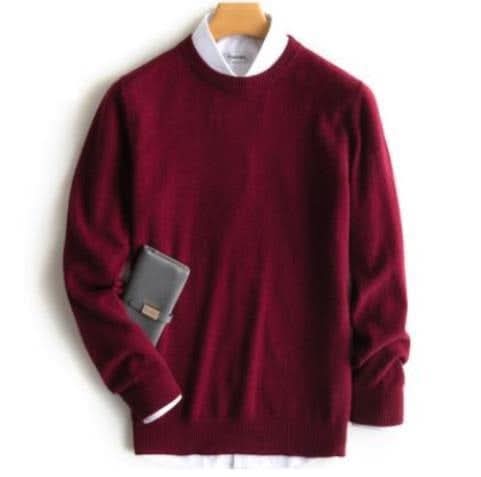 Pullover mit V-Ausschnitt und langen Ärmeln