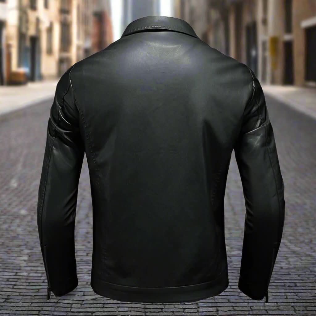 Unvergängliche, luxuriöse, aktuelle Lederjacke für Herren