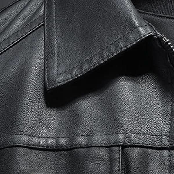 Unvergängliche, luxuriöse, aktuelle Lederjacke für Herren
