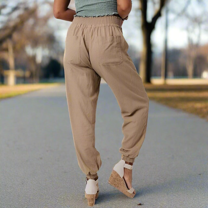 Selina - Bequeme Haremshose mit Kordelzug (Wide-Fit)