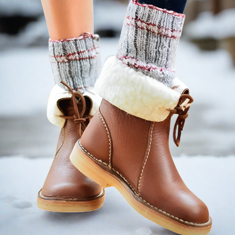 Alberte - Hochwertige, gefütterte Winterstiefel mit tollem Stil