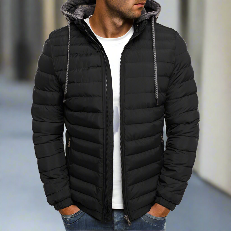 Marcel - Warme Steppjacke mit Kapuze