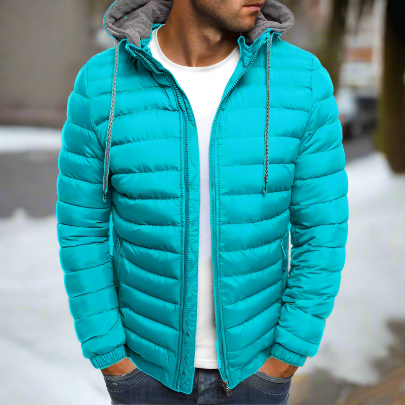Marcel - Warme Steppjacke mit Kapuze