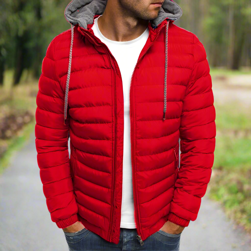 Marcel - Warme Steppjacke mit Kapuze