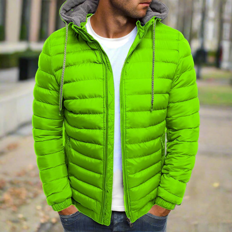 Marcel - Warme Steppjacke mit Kapuze