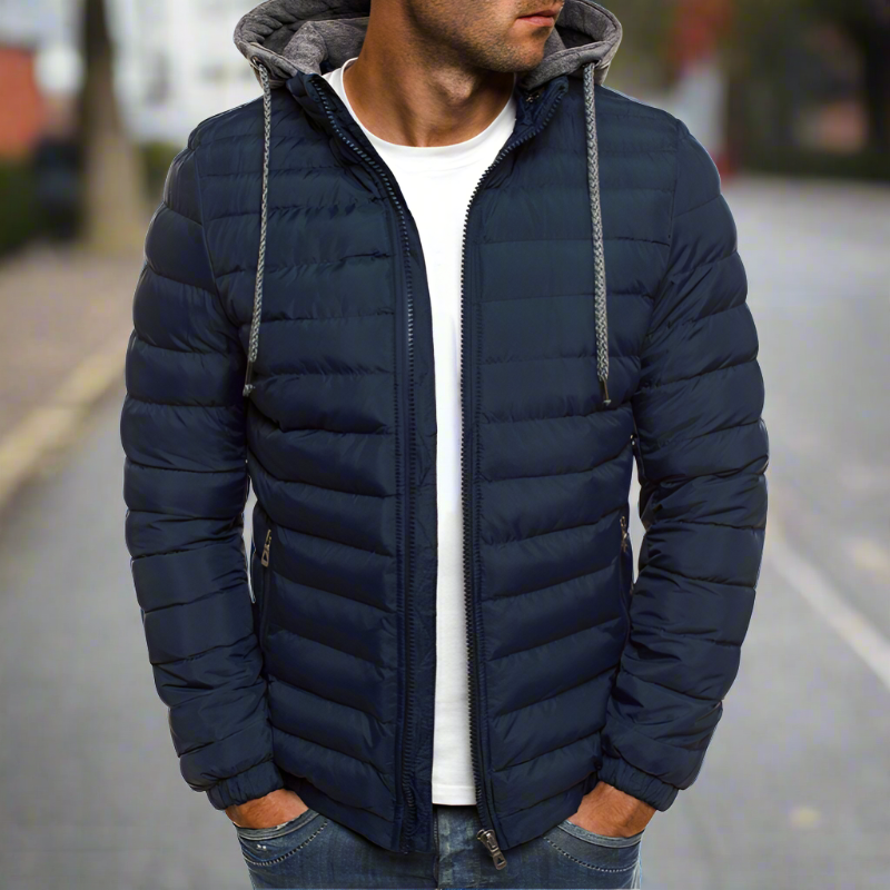 Marcel - Warme Steppjacke mit Kapuze