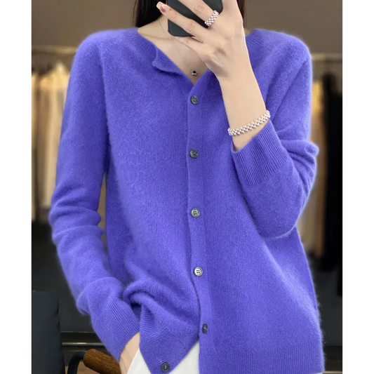 Hochwertiger, plüschiger, kuscheliger Kaschmirpullover für Frauen