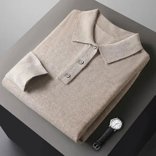 Stilvolles Herren-Polo-Strickhemd für alle Anlässe