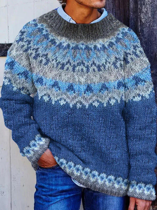 Edler warmer Pullover für den anspruchsvollen Mann