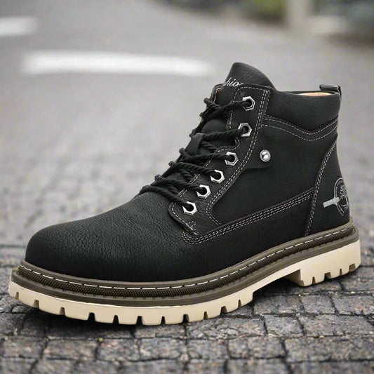 Alltagstaugliche, gepolsterte Schnürstiefel für Männer