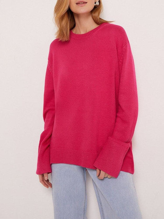 Karla - Bequemer oversized Pullover aus Baumwolle